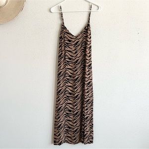 REFORMATION Crimini Tiger Slip Dress